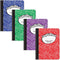 Better Office Products Composition Book Notebook, Hardcover, Wide Ruled, 100 Sheets, 9.75" x 7.5", Assorted Covers
