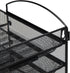 Mind Reader Paper Tray, Desktop Organizer, Wall Mountable File Storage, Metal Mesh, 11.5" L x 14.25" W x 11.5" H, Black