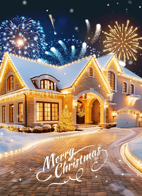 50 C9 8 Solar Christmas Lights Outdoor, LED Strawberry String Light with Timer & Light Mode, Waterproof Solar Christmas