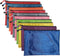 Mity rain 10Pcs A4 Size Waterproof Zipper File Bags, Oxford Office Document Storage Folder, Travel Accessories Pouch -
