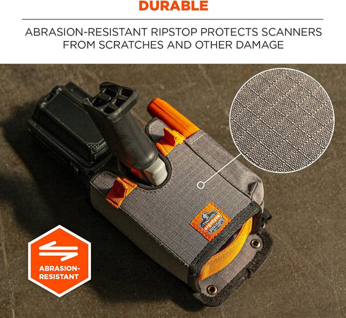 Ergodyne 5543 Squids Barcode Scanner Holder Equipment Mount for Gun Grip Mobile Computers, Handheld Bar Code Scanners