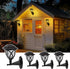 TISEJOY Solar Wall Lantern Outdoor Playhouse Light, Waterproof Decorative Solar Powered for
