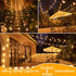 Ollny 25FT Outdoor String Lights - Waterproof Connectable Shatterproof Lights with 13 Edison + 1 Spare LED Bulbs