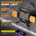 40W 4000LM 6 360Rotate YZONI Rechargeable Work Light, Magnetic LED Work Light with Modes, Battery Powered Portable