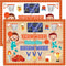 Decorably 47 Pcs Basketball Classroom Decor Set - Borders, Bulletin Board Decorations, Basketball Cutouts for Classroom