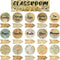 Classroom Jobs Bulletin Board Set, Travel The Map Teacher's Helper Charts, Chalkboard Wall Decor for Classroom