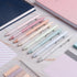 Pastel Colored Gel Pens 8 Pack - Aesthetic Cute Pens with Smooth Writing for Journaling and Bible Note Taking