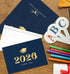 Nihuecne 50 Pack 4" 6" Commencement x Graduation Thank You Cards with Self-adhesive Envelopes and Gold Foil for College