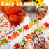 Fall Maple Leaf Border 68.9 Feet Bulletin Board Border with Butterflies Flowers for Classroom Chalkboard Decor