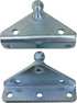 Angled Lift Support Bracket Outside Mount, Zinc Plated 10 Gauge Steel, Gas Shock Mounting