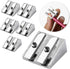 Mr. Pen Handheld Metal Pencil Sharpener with 2 Holes, Pack of 6, Back to School Supplies
