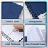 FLYING EAGLE Premium 4x6 Small Spiral Notebook, 6 Pack, A6 Mini Journal, 468 Pages, 3 Color