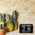 YOKIVE Wooden Block Perpetual Calendar for Desk, Wood Month Date Display Block, Great for Daily Desktop Shop Bar Desk