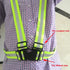 zojo Reflective Vest Pack of 10, Adjustable Lightweight Safety & High Visibility for Running, Neon Yellow