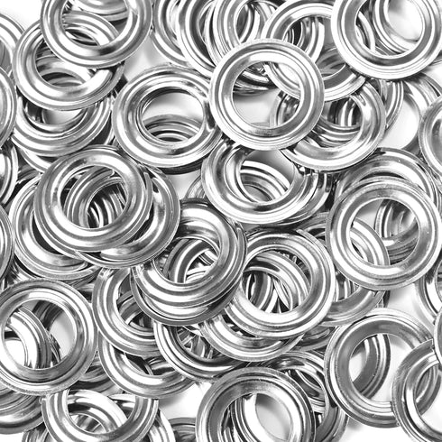 500pcs Grommets 1/4 Inch (6mm) Kit for Grommet Tool, Banner & Posters Metal Grommets for Fabric