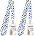 Cruise On Lanyards for Cruise Ship Cards (2-Pack) with ID Holder, Detachable Key Card Badge & Waterproof Holder (White