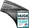 Two Point Huge Magnetic Dry Erase Pockets by (25-Pack) - Portrait - Fits 11