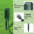 HBN Outdoor Power Stake with 6FT Extension Cord, 3 Grounded Outlets Power Strip for Garden Decoration