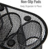 Desktop Organizer, Pen Cup, Mail Sorter, Accessory Storage for Workspace, Office, Metal Mesh, Black