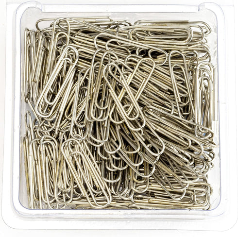 Officemate Small #3 Paper Clips, Silver, 200 Clips in Pack (97219)