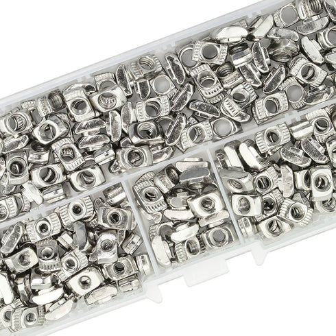160 Pieces T Nuts 2020 Series, M3 M4 M5 Hammer Head Fastener Nut for Aluminum Profile