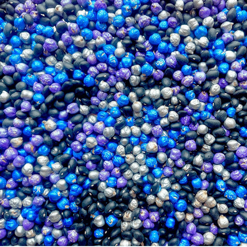 Happy Minds Outer Space Sensory Bin Filler (4 Cups) - Black Beans & Colorful