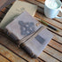 Leather Journal Embossed Cross Notebook, Handmade Travel Diary, A5 Vintage Writing Bound Journal for Men & Women,