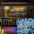 12 Inch 8 288 LJLNION Meteor Shower Lights, Outdoor Icicle Christmas Lights, Tubes LED Iciclelights Snow Falling Light