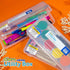 BAZIC Plastic Pencil Case, Large Utility Storage Box, Clear Color Multi-Purpose Organizer, 1-Pack