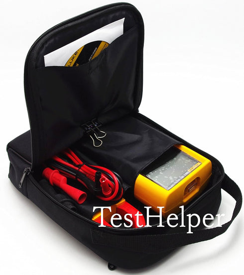 KCH20 Big Size Soft Carrying Case for Handheld Multimeter, Phase Indicator, Thermometer, Clamp Meter, Combo Kit
