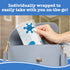(6 Pack) Potty Shields Toilet Seat Covers Disposable - XL Waterproof Toilet Cover for Toddlers, Kids & Adults