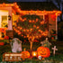 4 Pack 50 16.5ft 8 JMEXSUSS LED Battery Operated String Lights Orange, Each Halloween String Lights with Timer, Modes