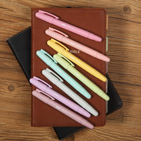 Mr. Pen Gel Highlighter, 8 Pack, Pastel Colors, No Bleed Bible Highlighters, Bible Markers, Gel Highlighters for Bibles