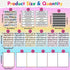96Pcs Set 8 10 WATINC Composition Science Fair Board Supplies - Self Adhesive Science Fair Project with Letter Sticker