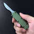 Caressolove Auto Retractable Scalpel Knife, EDC Double Action Automatic Retracting Pocket Knife, Replaceable Blade