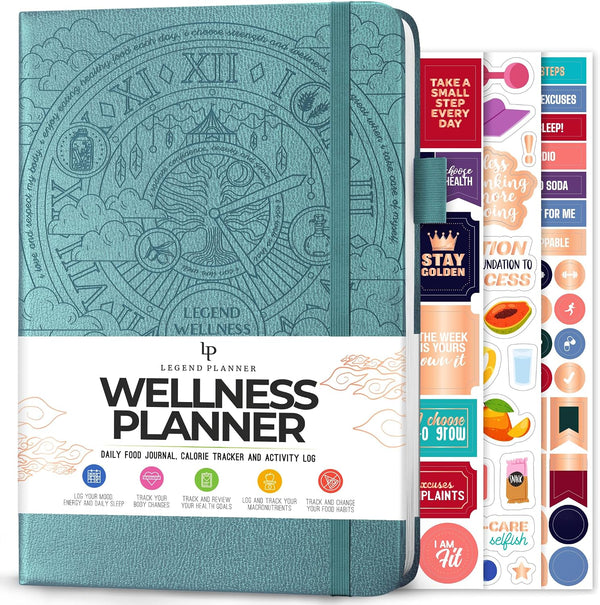 Legend Wellness Planner & Food Journal Daily Diet & Health Journal with
