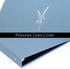 Durable 3 Ring Binder, 1 Inch Round Rings, Wheat Blue Linen Cover, Holds 8.5 x 14 inch Paper