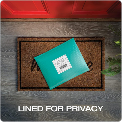 Quality Park Bubble Mailers - 8.25 x 11 Shipping Envelopes, Water Resistant Teal Poly Padded Envelopes, 25 Per Box
