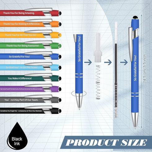 Sinmoe 20 Pcs Snarky Office Pens Funny Quotes Pens Ballpoint Pens Work Sucks Pen Complaining Pen Vibrant Negative Passive Pens Insulting Complaining Pens for Colleague(Positive Style) by Sinmoe