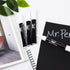 4 Pack, 8x Mr. Pen- Liquid Chalk Marker Pen, Labels, White Non-Toxic Odorless Chalk Markers, Dual Reversible Chisel