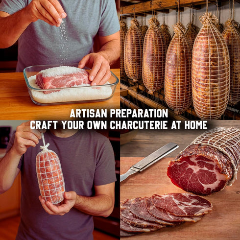 3 Pack, 18" 20 Dry Aging Sheets for Meat & Charcuterie Microporous Paper for Hanging Meat Curing - Ideal for Capocollo
