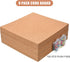 SUNGIFT Cork Board 12"x12" - 1/2" Thick Square Bulletin Boards, 9 Pack with 100 PCS Push Pins