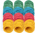 LotFancy 600PCS Rubber Bands, 1.77” (45mm) Durable Multicolor Elastic for Office Supplies