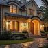 2 Pack Solar Wall Lights Outdoor, Dusk to Dawn Outdoor Lighting Fixtures Wall Sconce, Waterproof Black Exterior Lantern