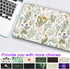 Cute Flowers Desk Mat Pressed Dried Floral Mouse Pad Neutral Beige Sage Green XXL Large Extended Gaming Mousepad Deskmat 31.5x15.75 in, Laptop Keyboard and Mouse Mat for Women Office Gamer Girl by DCJJM