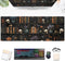 DSKGSJH Dark Bookshelf Desk Pad Gothic Gaming Mouse Mat XL, Black Large Computer