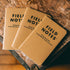 Field Notes Original Kraft 3-Pack, Mixed Paper Memo Books (1 Graph/Grid, 1 Ruled/Lined, 1 Plain/Blank)