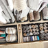 Simple Houseware Black Desk Drawer Organizer, 10 Pack (3S, 3M, 3L, 1XL)