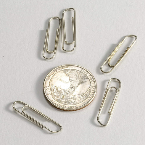 Officemate Small #3 Paper Clips, Silver, 200 Clips in Pack (97219)