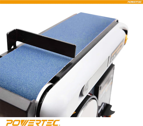 POWERTEC 4 x 36 Inch Zirconia Sanding Belts, 36 Grit for Bench Sander, Woodworking, Metal Grinding, 3PK